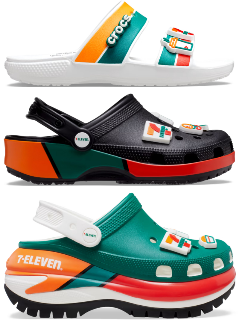 crocs-7-eleven-collab-to-make-bright-orange-shoes-with-3d-slurpee-ch