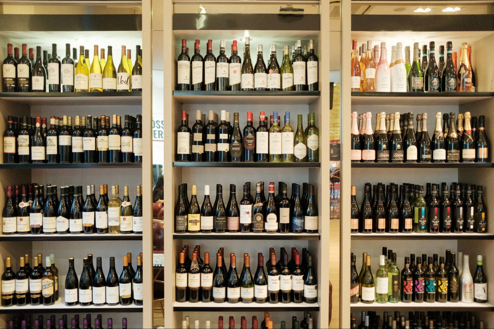 A selection of wine available at Cellarbrations