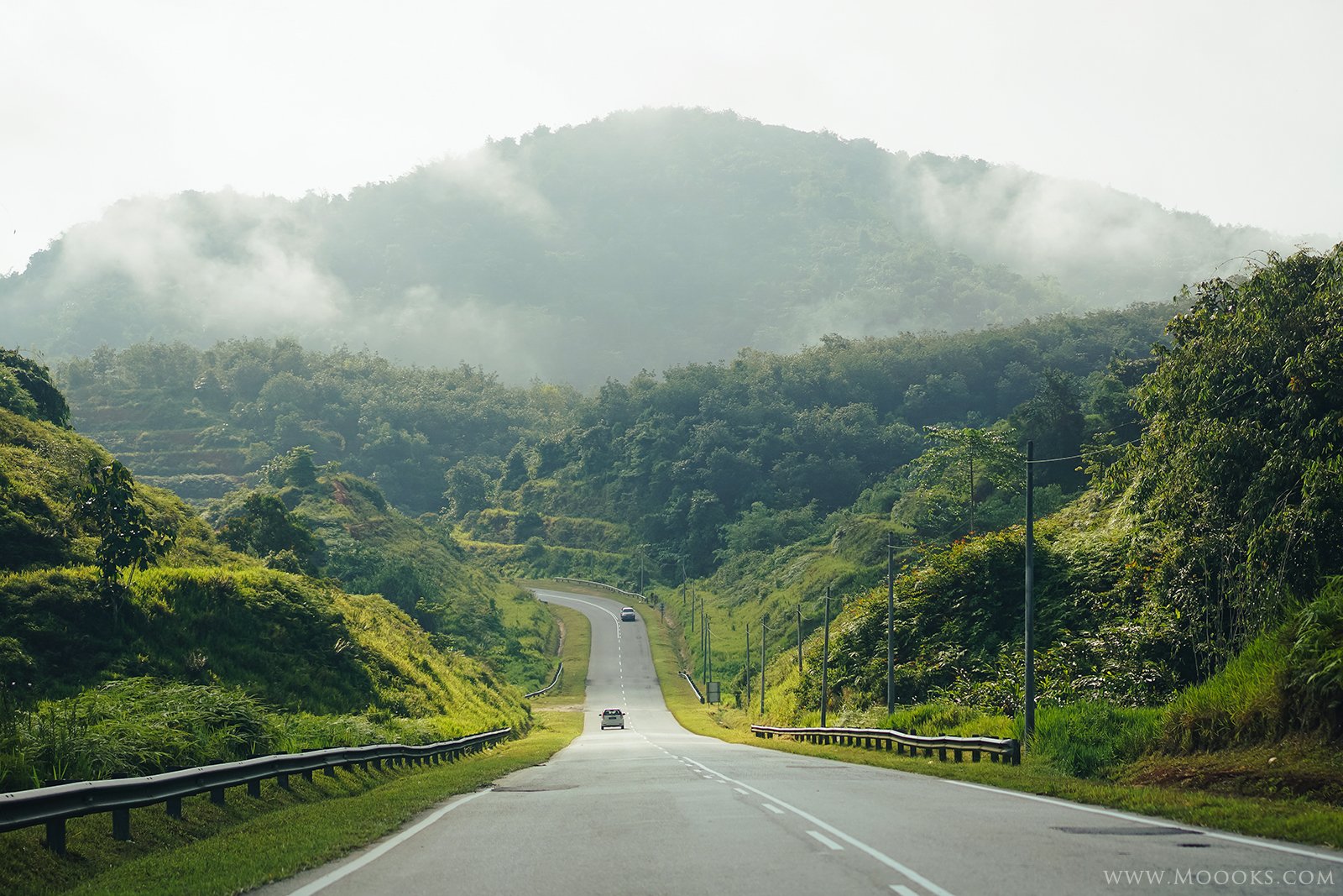 Driving through Gerik.