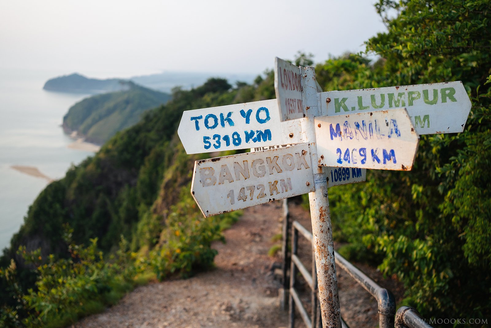 signpost in bukit keluang