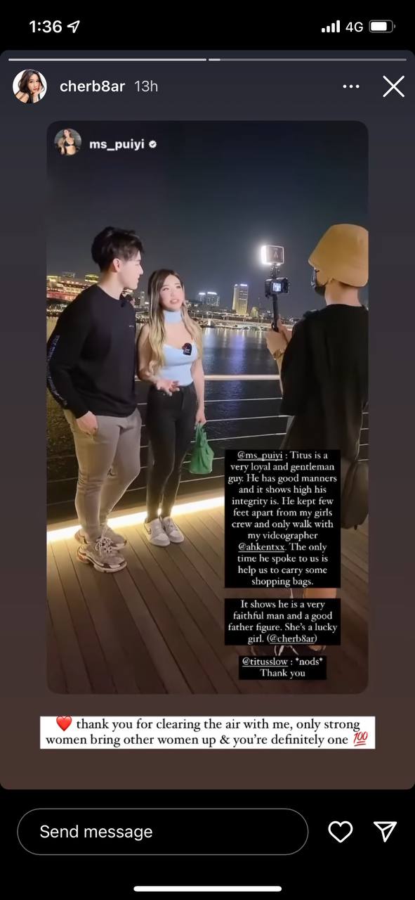 Titus Low Apologises For Acting Intimate With M Sian Model Siew Pui Yi In Tiktok Video