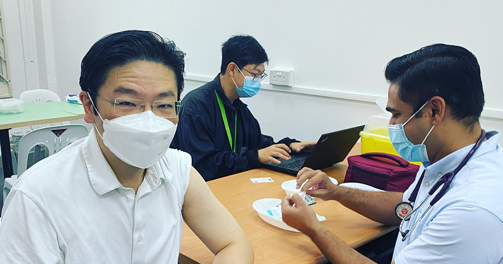 DPM Lawrence Wong Gets Bivalent Moderna Vaccine, Urges Those Eligible ...