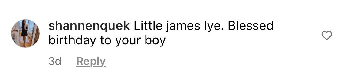 Little James Lye Comment