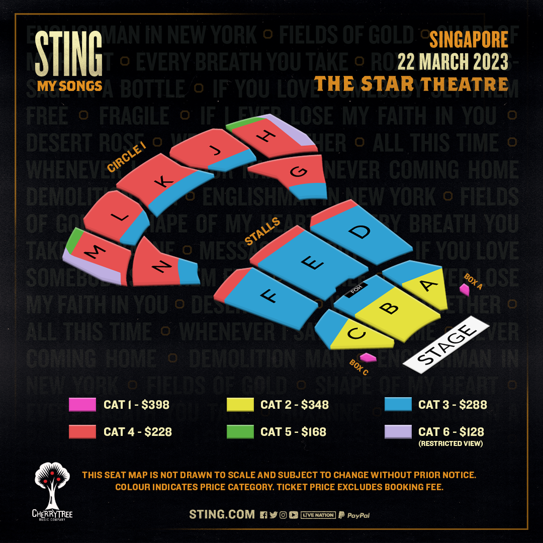 Sting performing in S'pore on Mar. 22, 2023 Mothership.SG News from