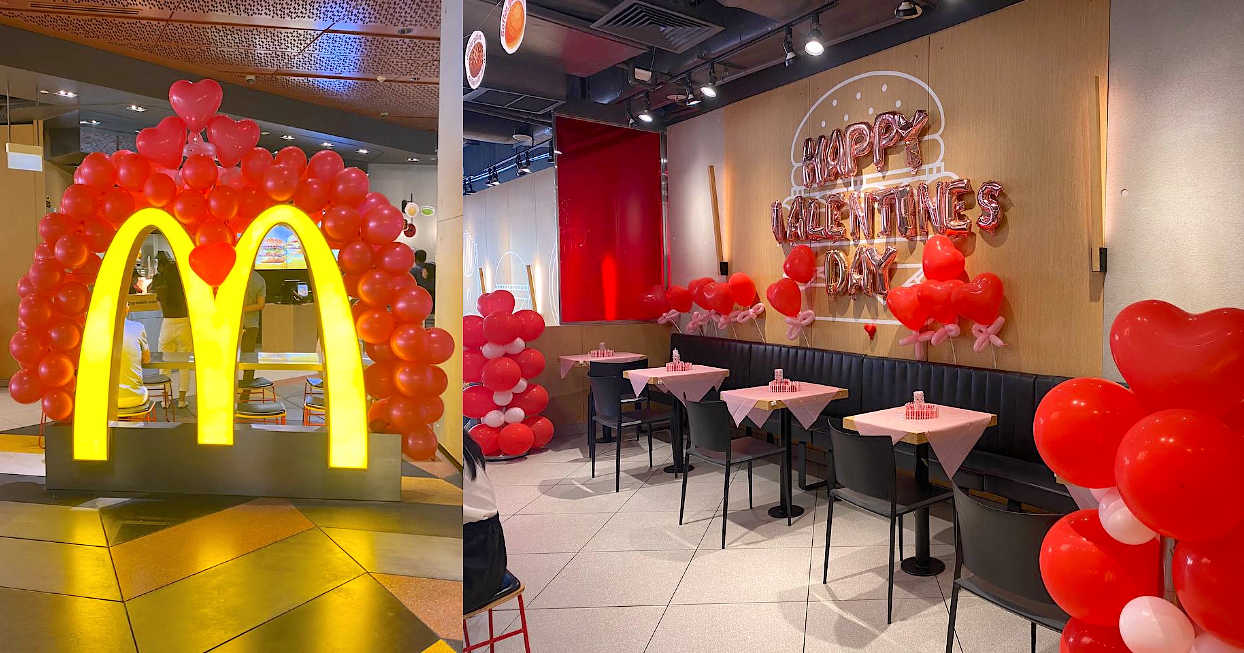 pronóstico Beca documental McDonald's Funan puts in more effort than your ex with lavish V-Day  decorations - Mothership.SG - News from Singapore, Asia and around the world