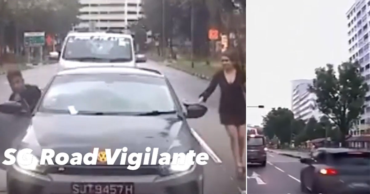 Mindre end retfærdig springvand Volkswagen beats red light at high speed along Hougang St 51, narrowly  misses pedestrian - Mothership.SG - News from Singapore, Asia and around  the world