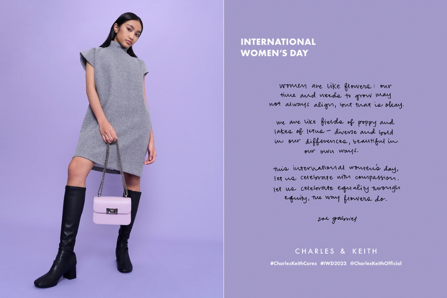 Charles & Keith, Singapore teen Zoe Gabriel send powerful International  Women's Day message