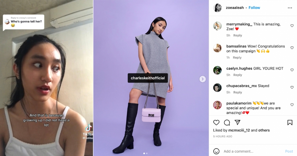 S'pore teen, 17, shamed over Charles & Keith luxury bag is now modelling  for brand -  - News from Singapore, Asia and around the world