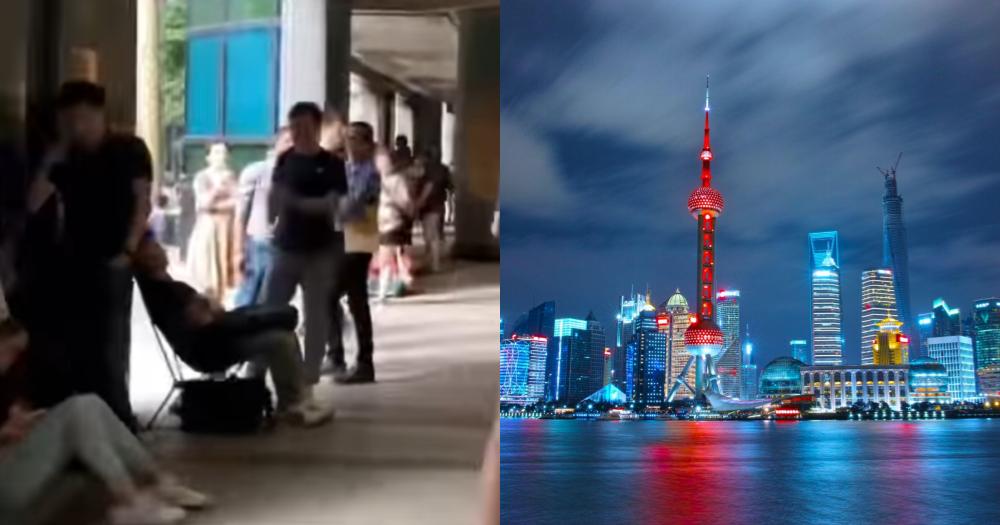 Queue In S pore For Visa Application To China Stretches From Boon Tat Street To McCallum Street