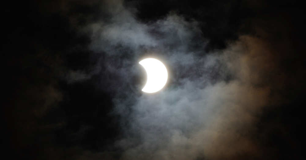 Rare partial solar eclipse visible from S'pore on Apr. 20 for around 2