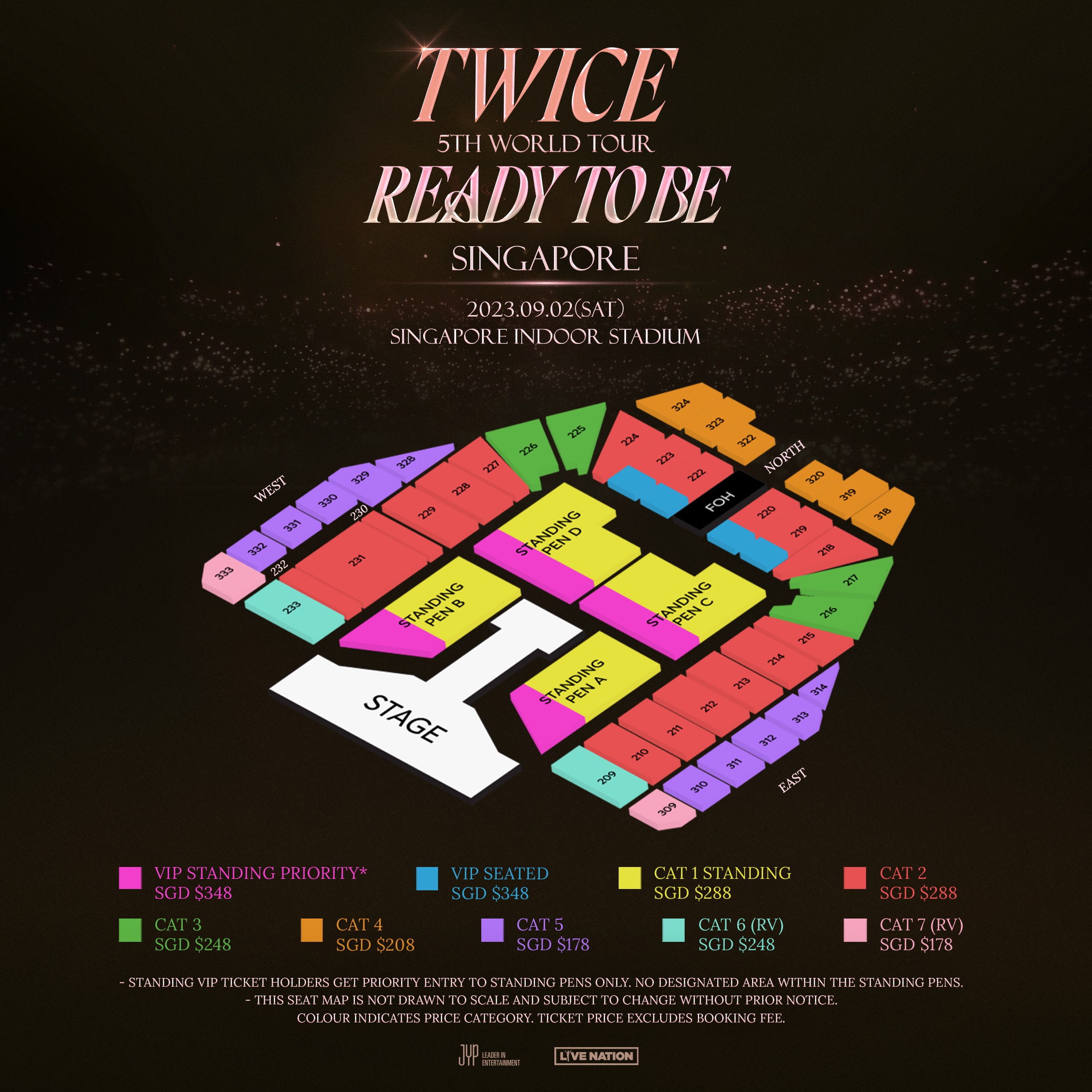 Kpop group TWICE S'pore concert tickets on sale from Jun. 8