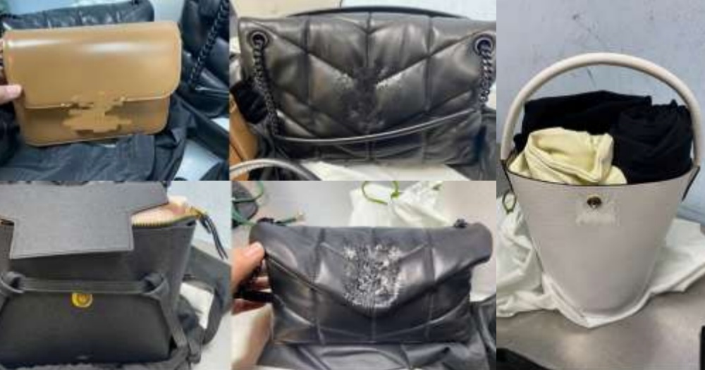 S'porean man with 5 undeclared luxury bags bought with girlfriend