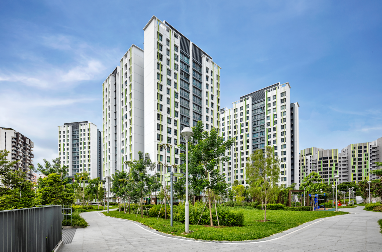 The completed Alkaff Vista project in Bidadari Estate.