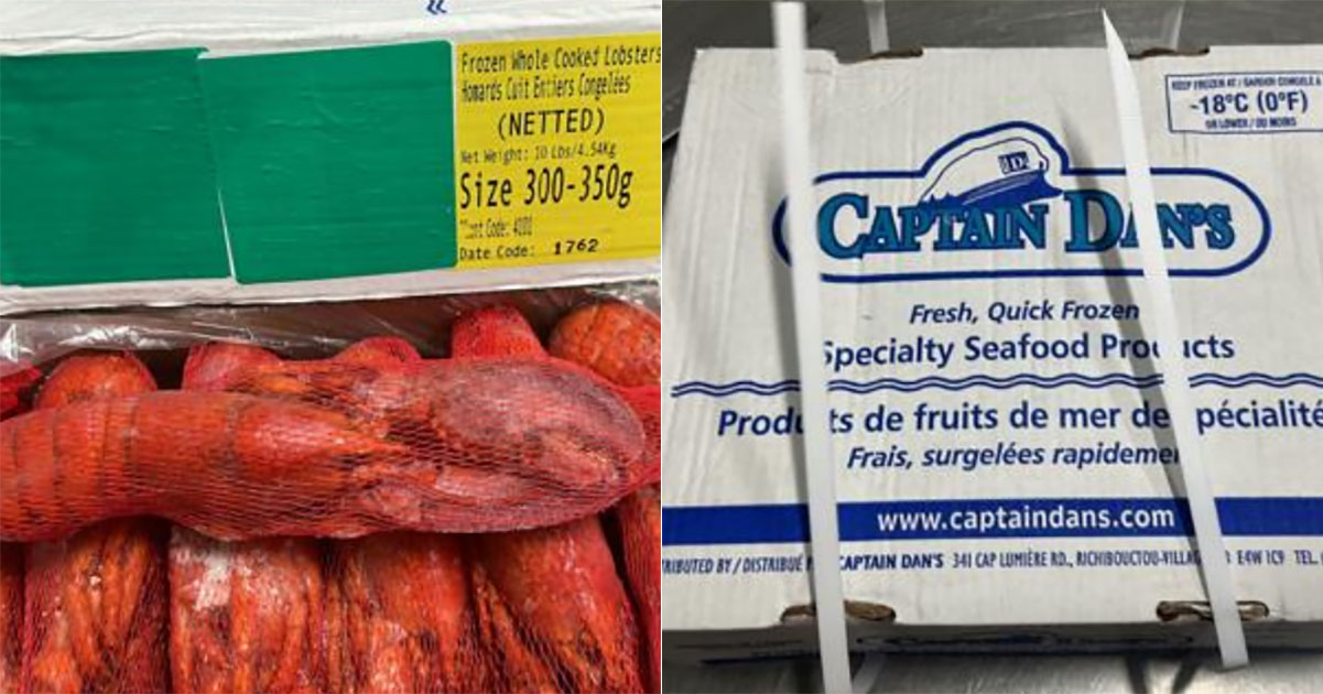 Frozen cooked Boston lobster sold in S'pore recalled due heavy metal