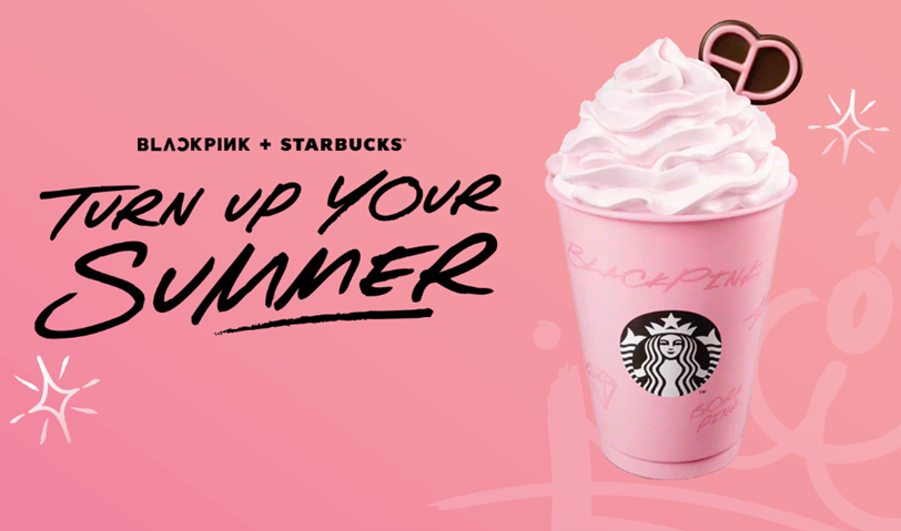 BLACKPINK Starbucks Reusable cup set (cup, cover, straw + Sleeve) | from  Taiwan