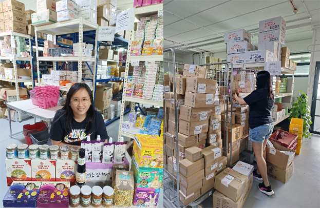 Serene Sim runs E-Essential SG Food Store