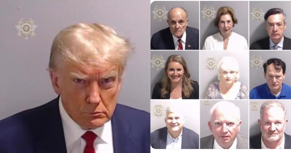 Donald Trump surrenders at county jail, mugshot, height & weight ...