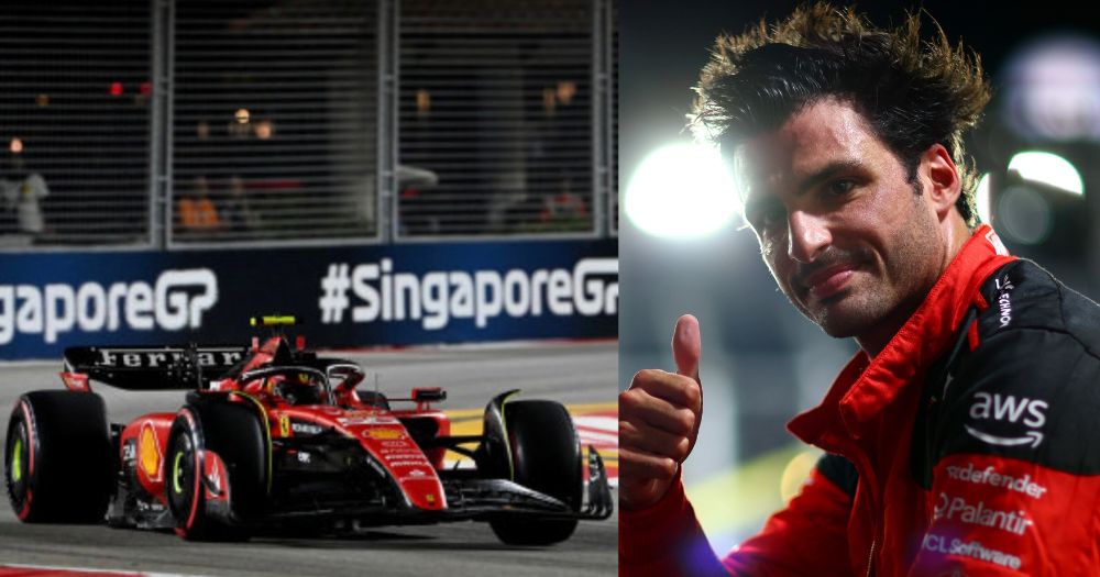 Spain's Carlos Sainz Clinches Superb Pole Position For Ferrari In Singapore  Grand Prix « Euro Weekly News