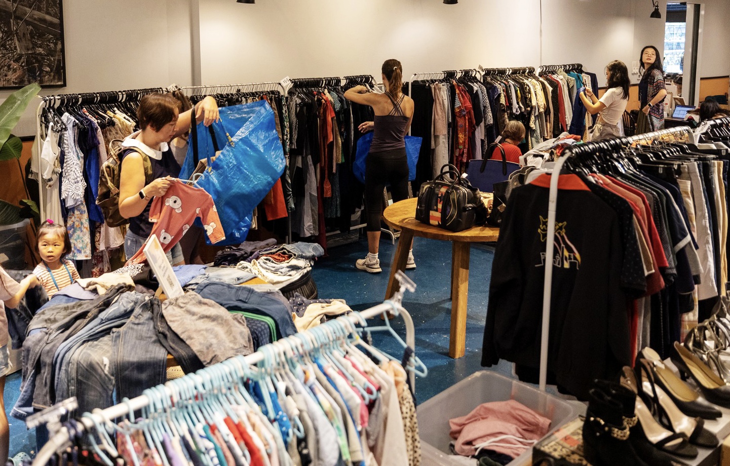 Shop for clothes or donate old ones at Cloop's Open Wardrobe thrift pop ...