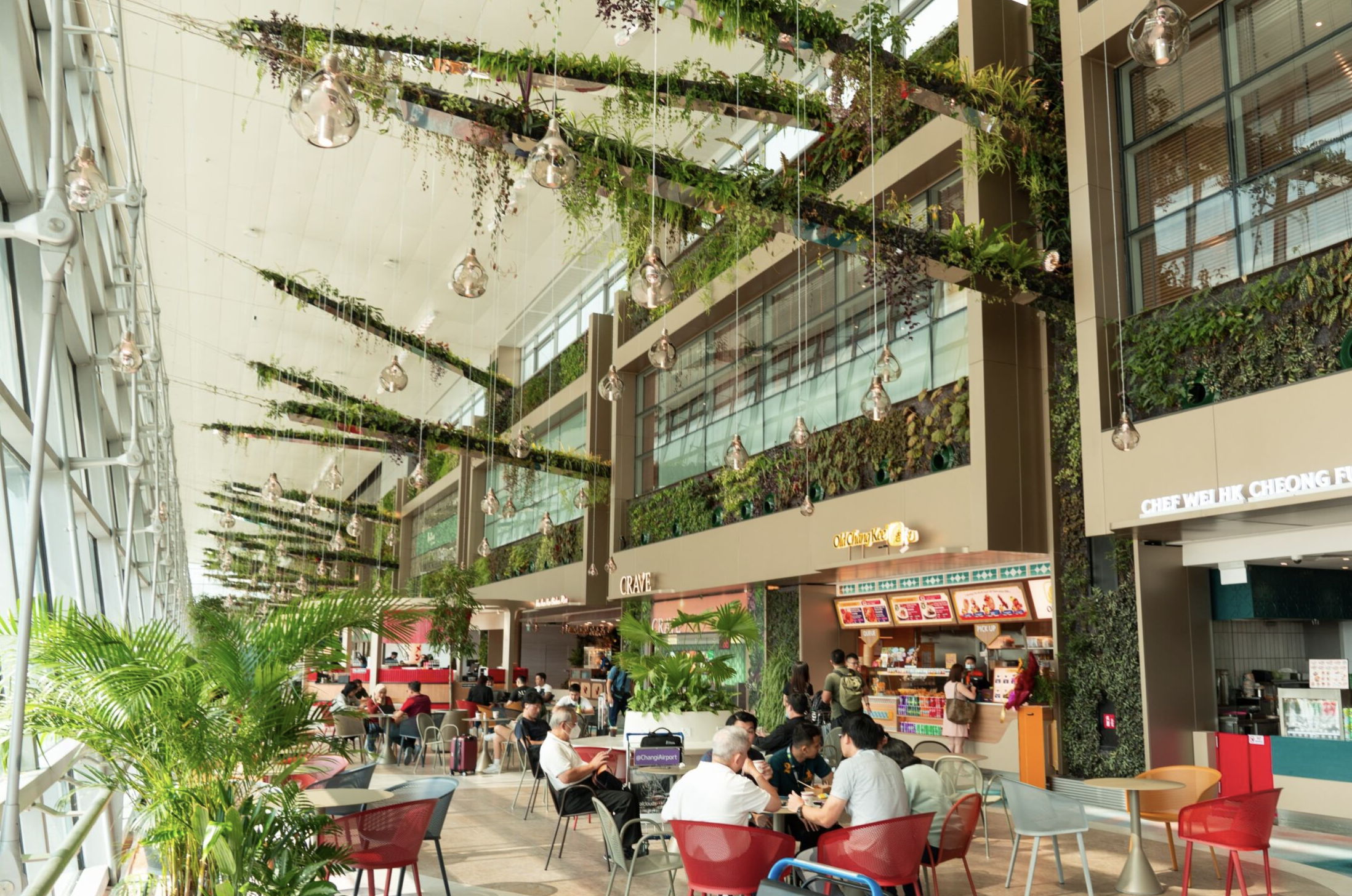 Changi Airport T2 reopens fully with 4-storey waterfall display