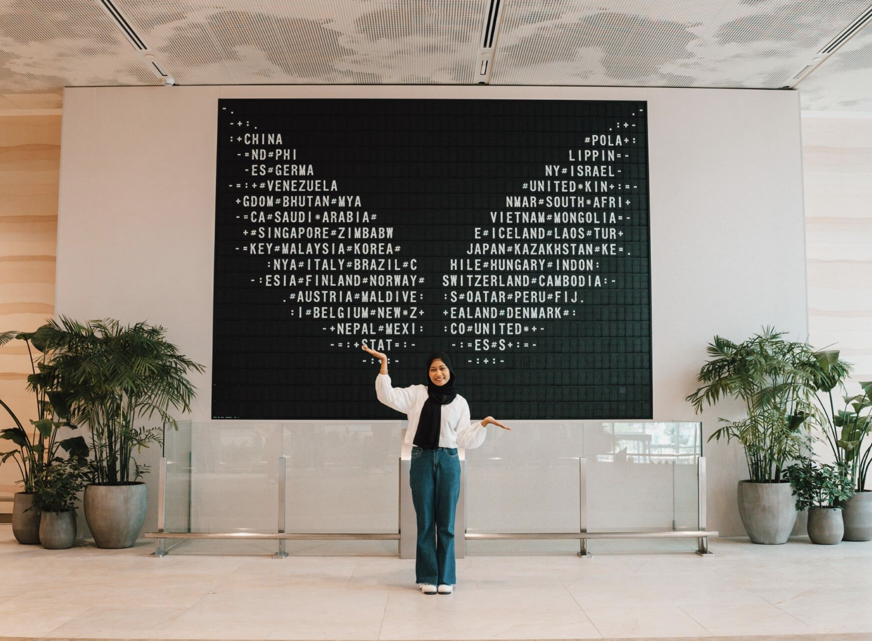 Changi Airport Terminal 2 Reopens Fully With Digital 'Waterfall