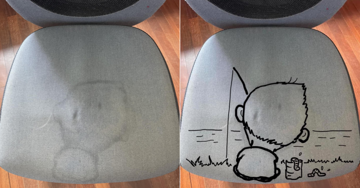 Person in S'pore asks how to get rid of office chair wet stains? Expert