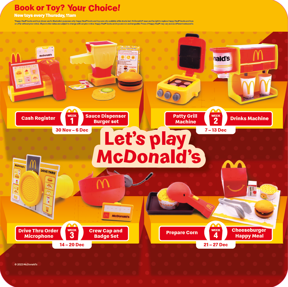 McDonald's S'pore launches mini versions of food & tools so you can ...