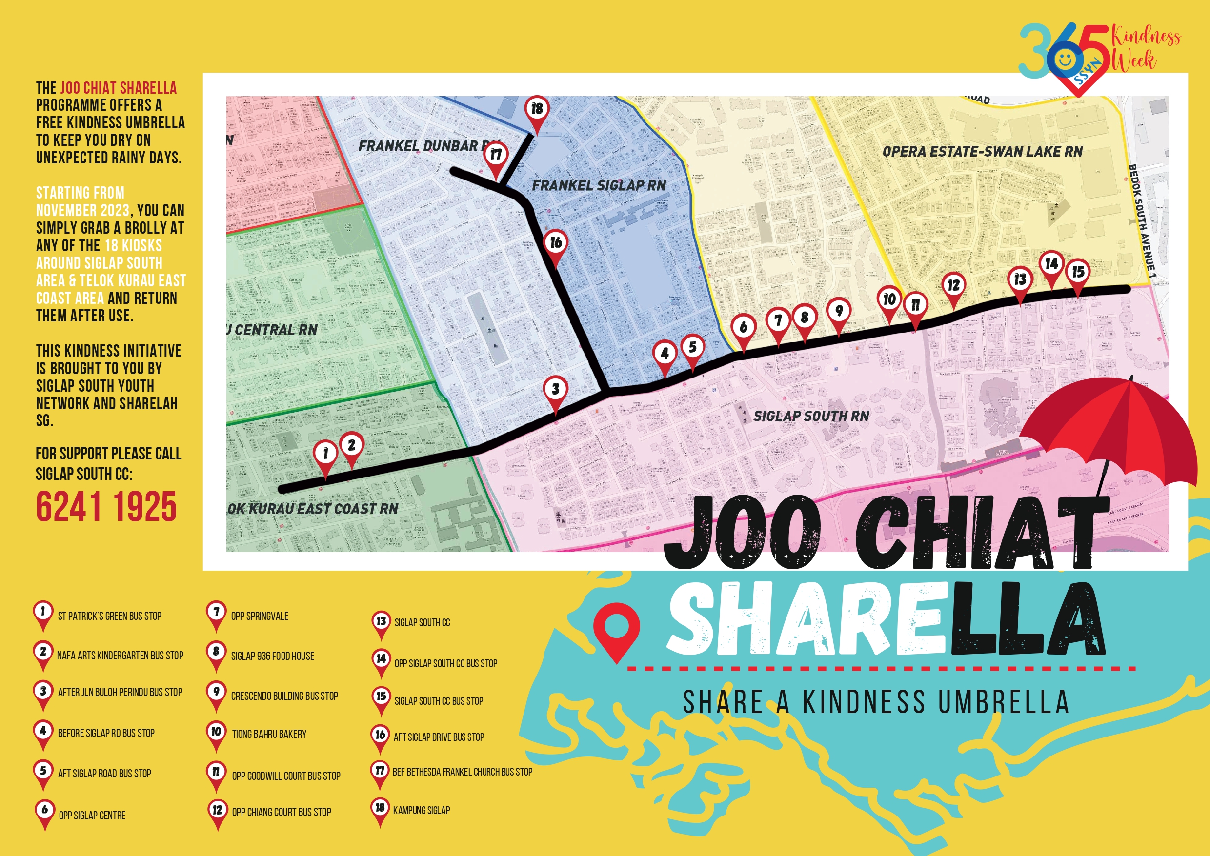 Joo Chiat Umbrella Sharing Service Discontinued Due to Low Return Rates - So Whats Next?