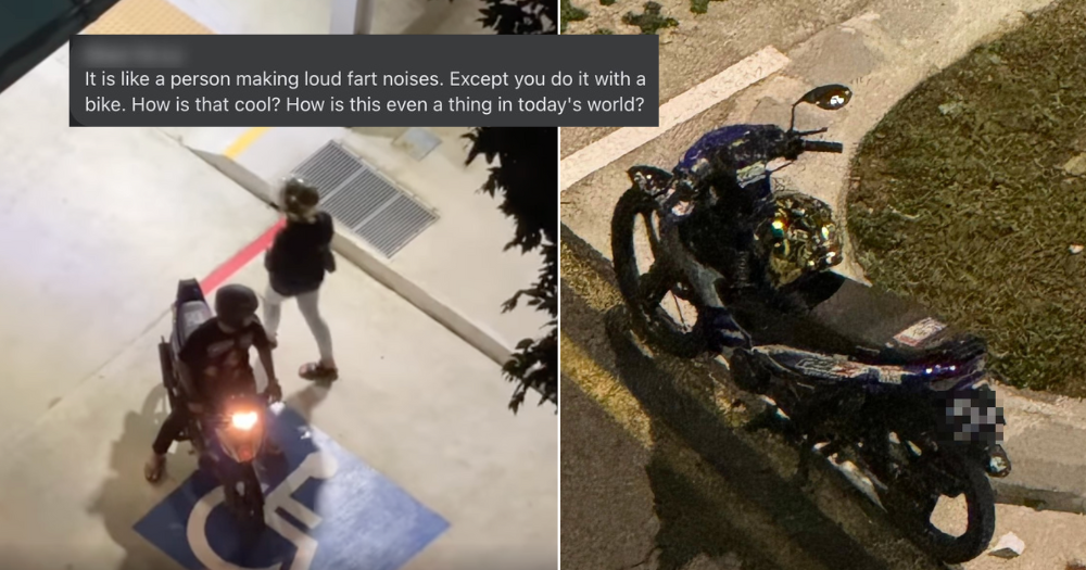 S'pore motorcyclist picks & drops off girlfriend nightly, annoys residents with loud exhaust