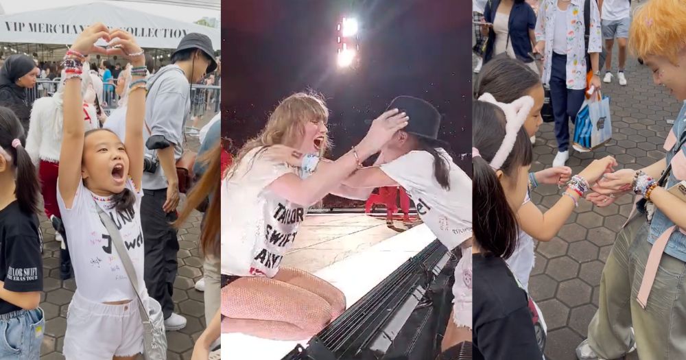 S'porean Giselle Heng, 11, gets autographed '22 hat' from Taylor Swift on 1st night of 'Eras Tour' concert