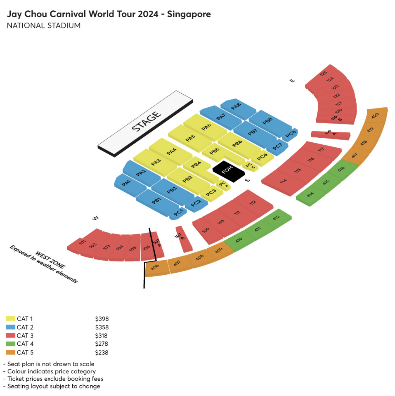 More seats added to Jay Chou's S'pore Oct. 2024 concert, on sale from ...