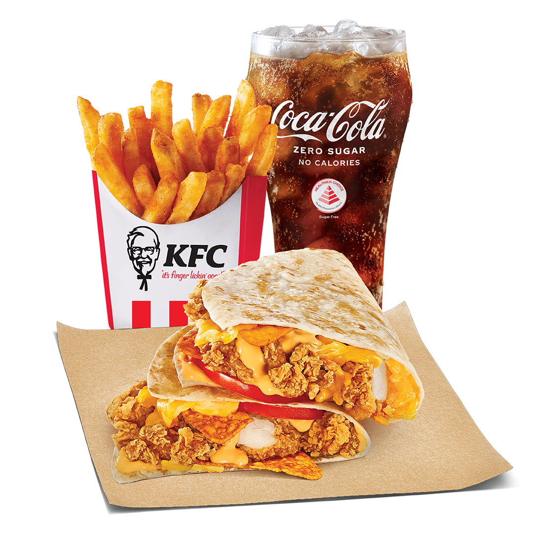 KFC Cheesy Zinger Meltz Meal