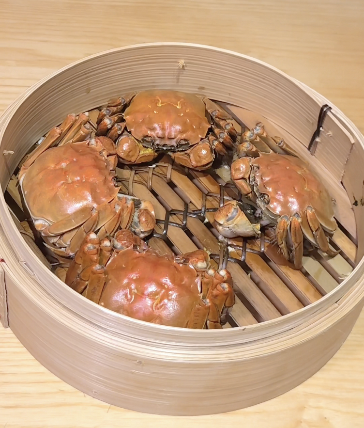 Steamed Hairy Crabs