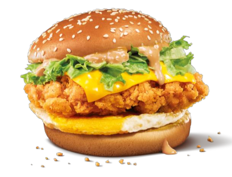 Sweet BBQ McSpicy with Egg & Cheese