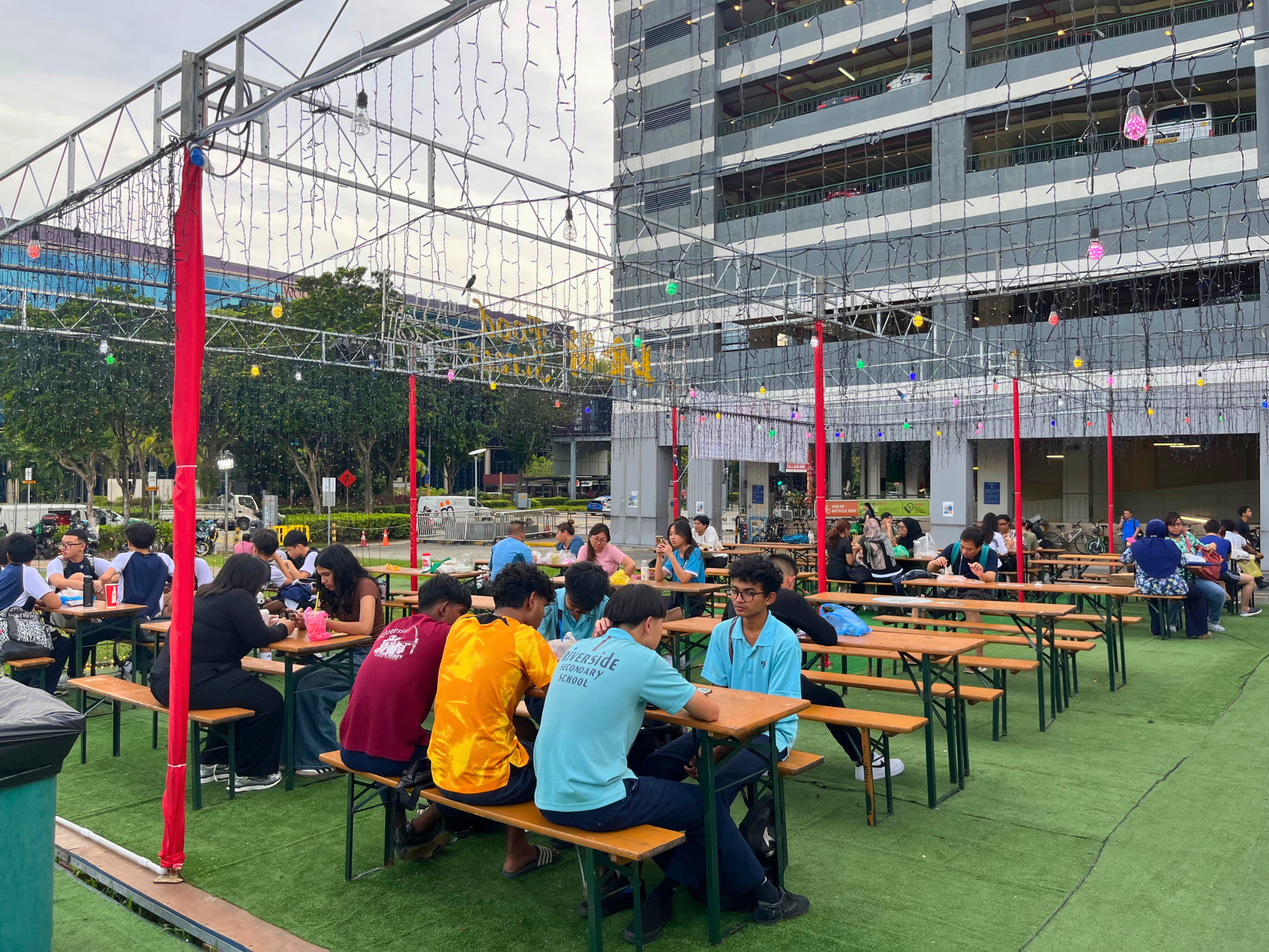 Woodlands Pasar Malam seating