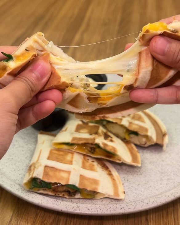 Chicken/Beef Waffle Quesadilla