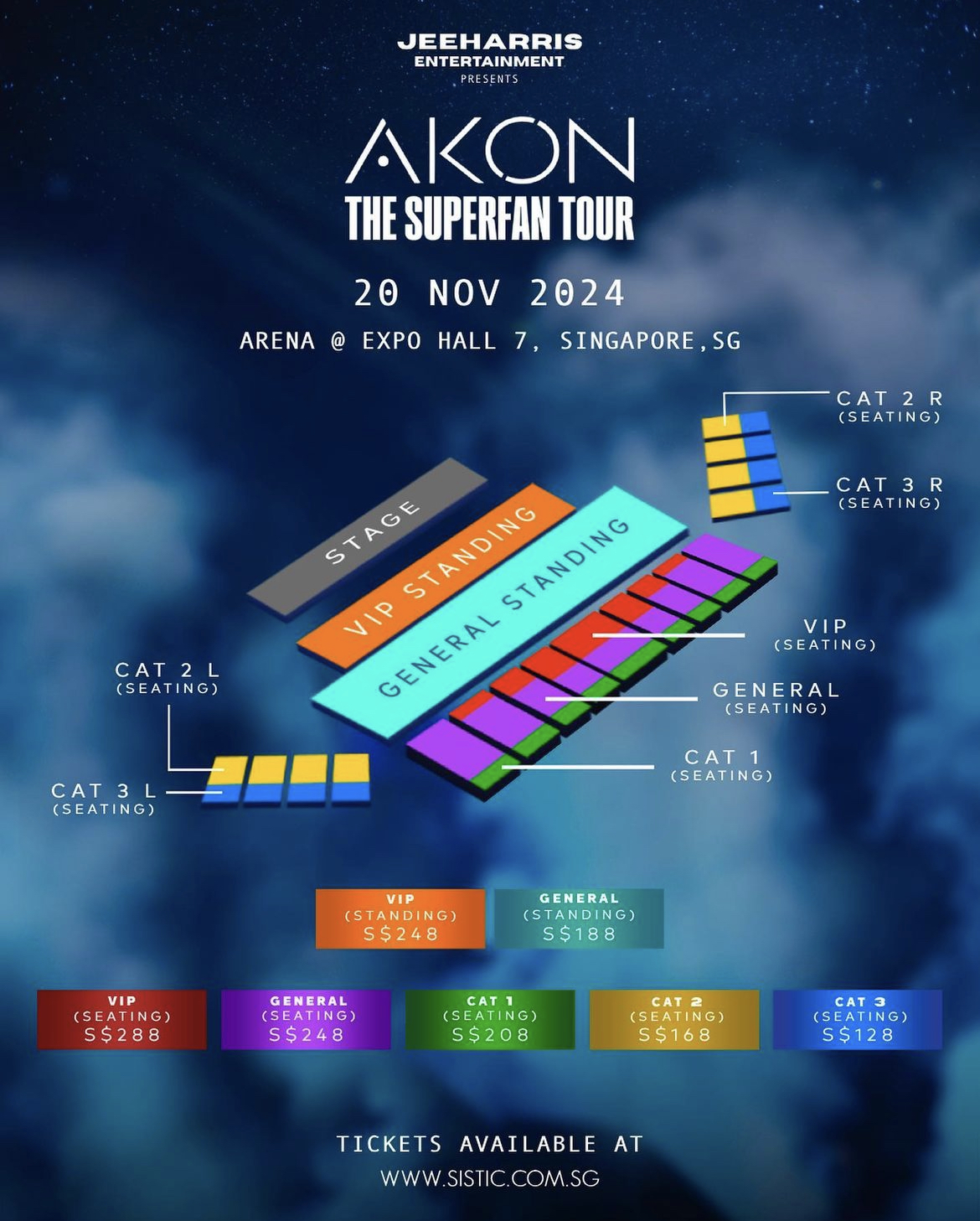 Akon ticketing information