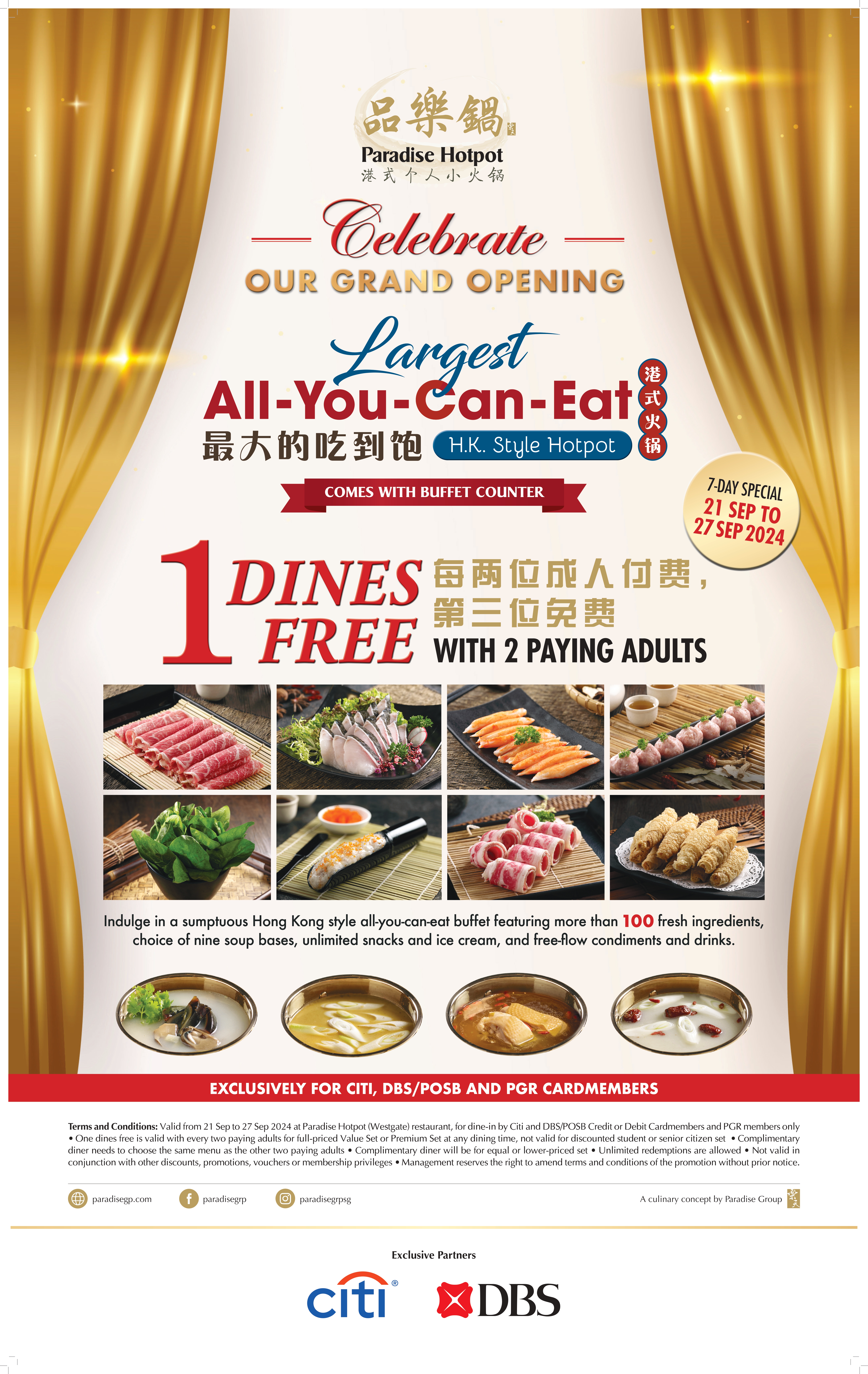 Paradise Hotpot Westgate Opening Promotion