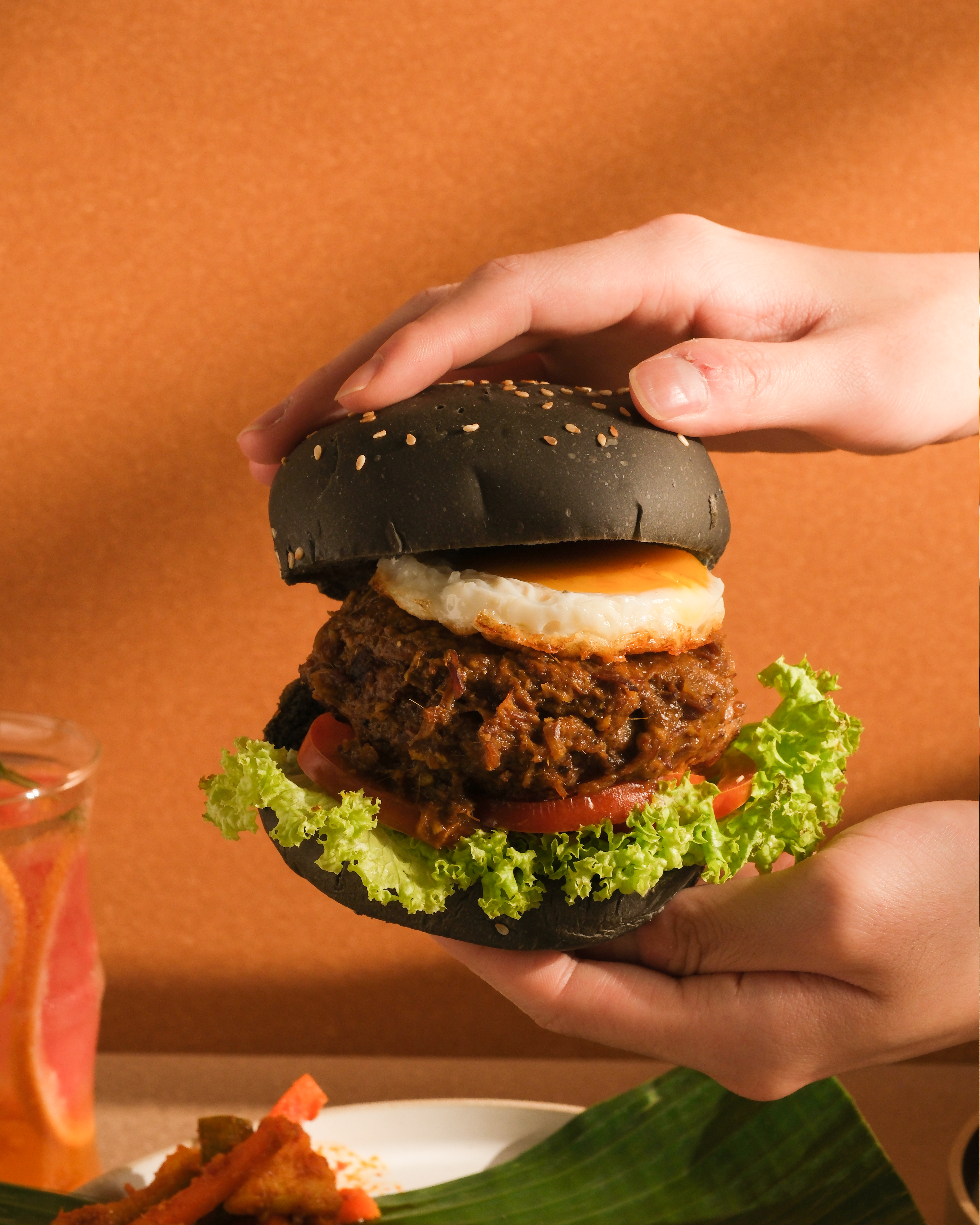 Eden Cafe Rendang Burger