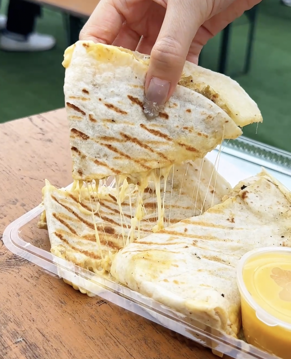 Quesadilla Chicken with Nacho Cheese 