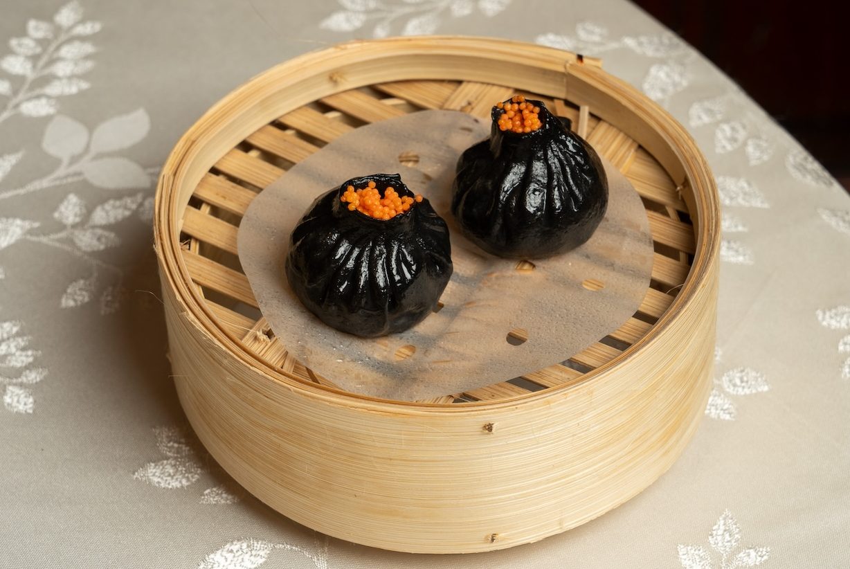 Squid Ink Dumplings