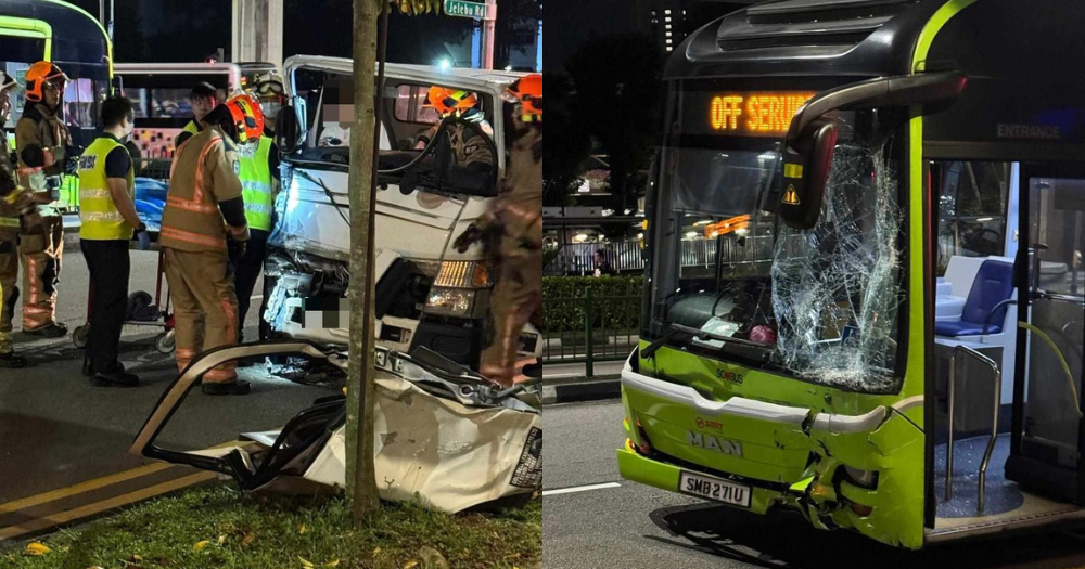 Lorry Driver 59 Sent To Hospital After Accident With Public Bus In 
