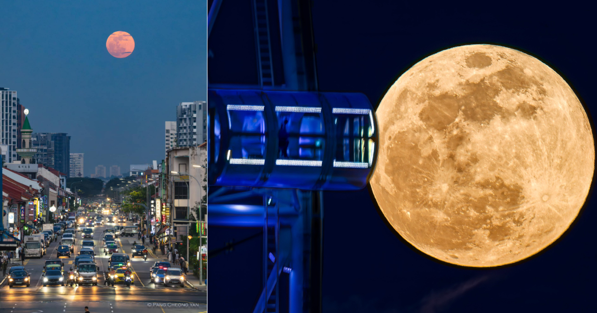 Hunter’s Moon appears in S'pore sky, brightest & closest supermoon of