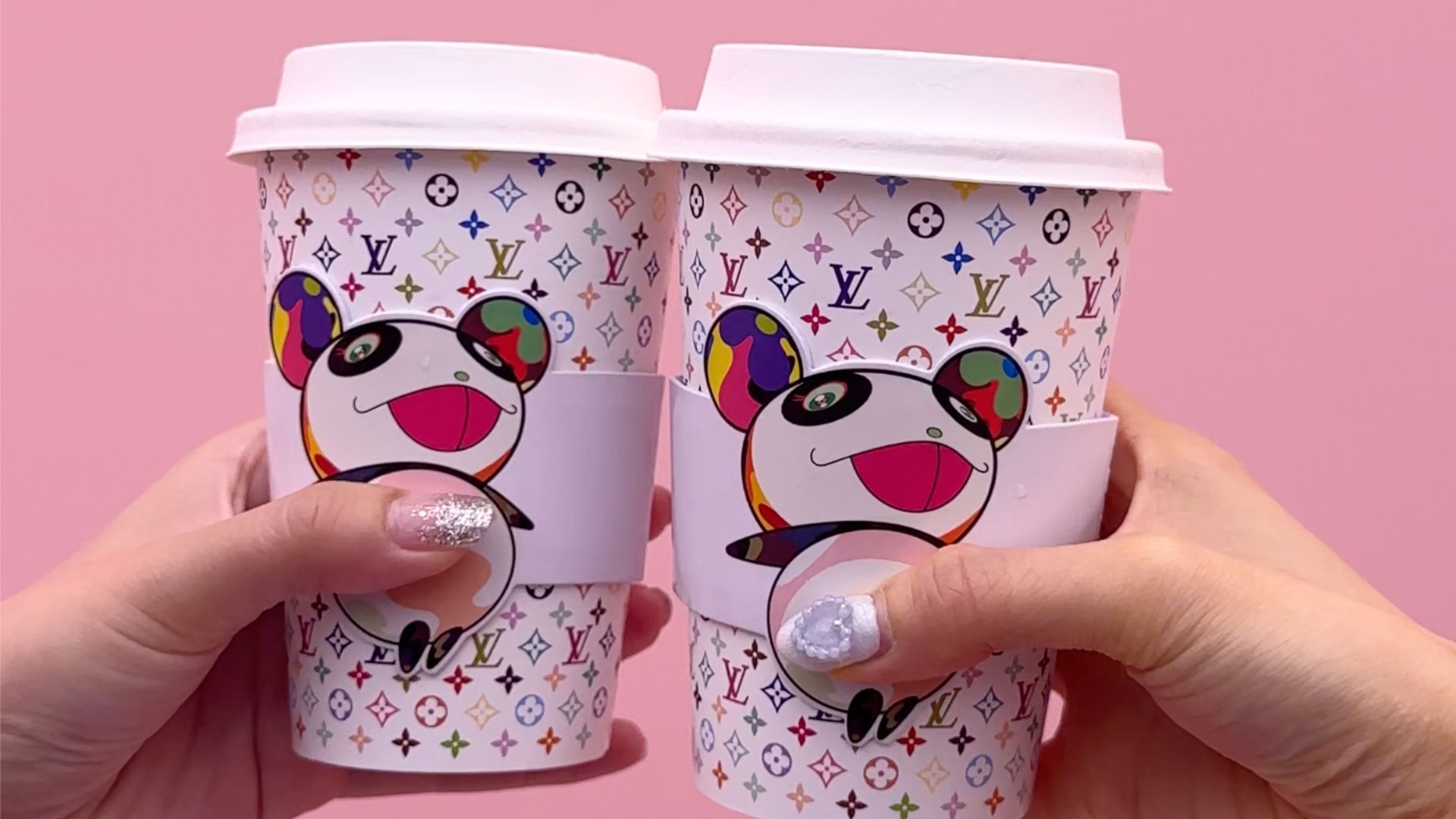 Louis Vuitton Takashi Murakami Superflat Panda cup