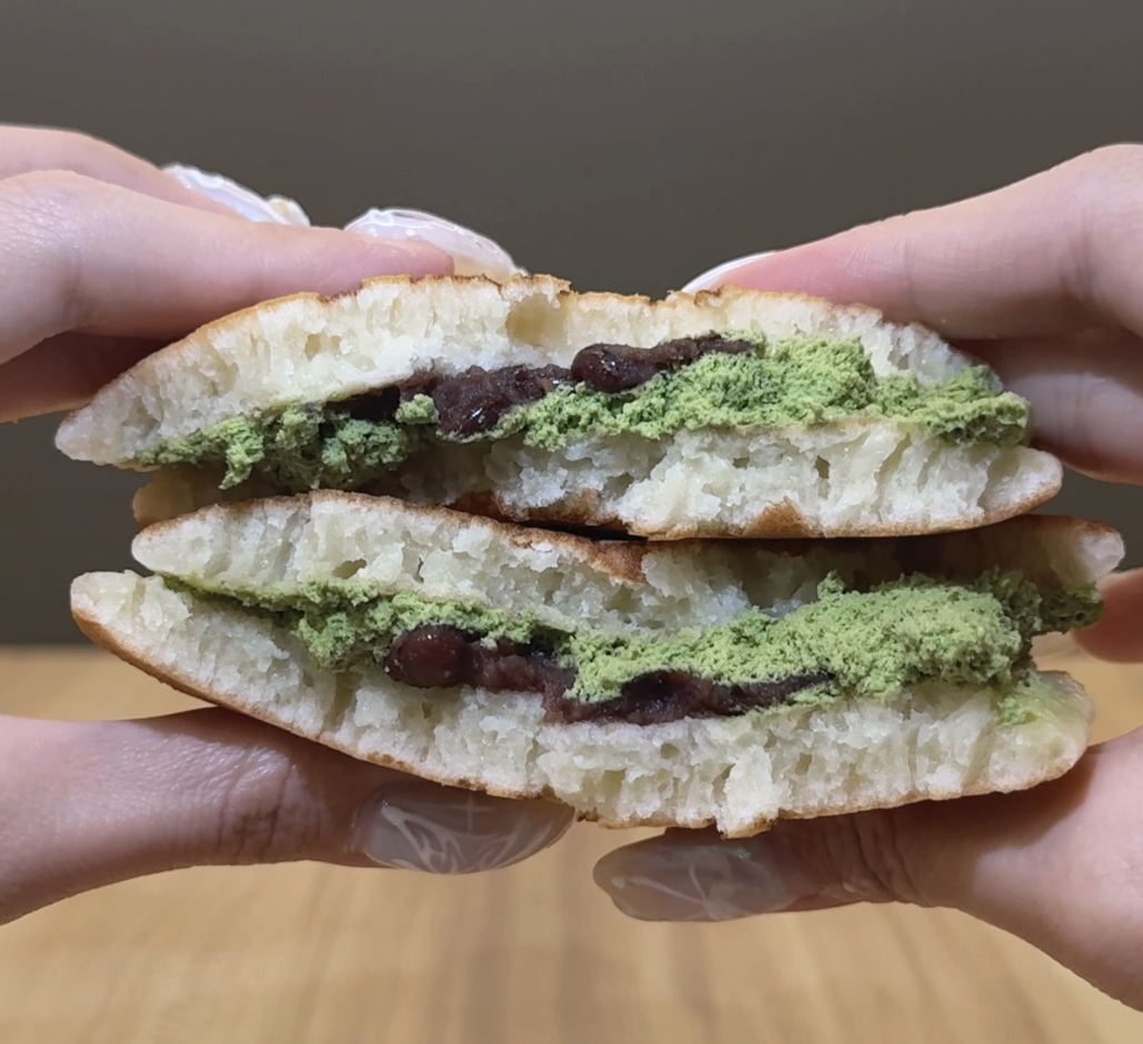 Matcha Red Bean dorayaki by Ghost Kakigori.