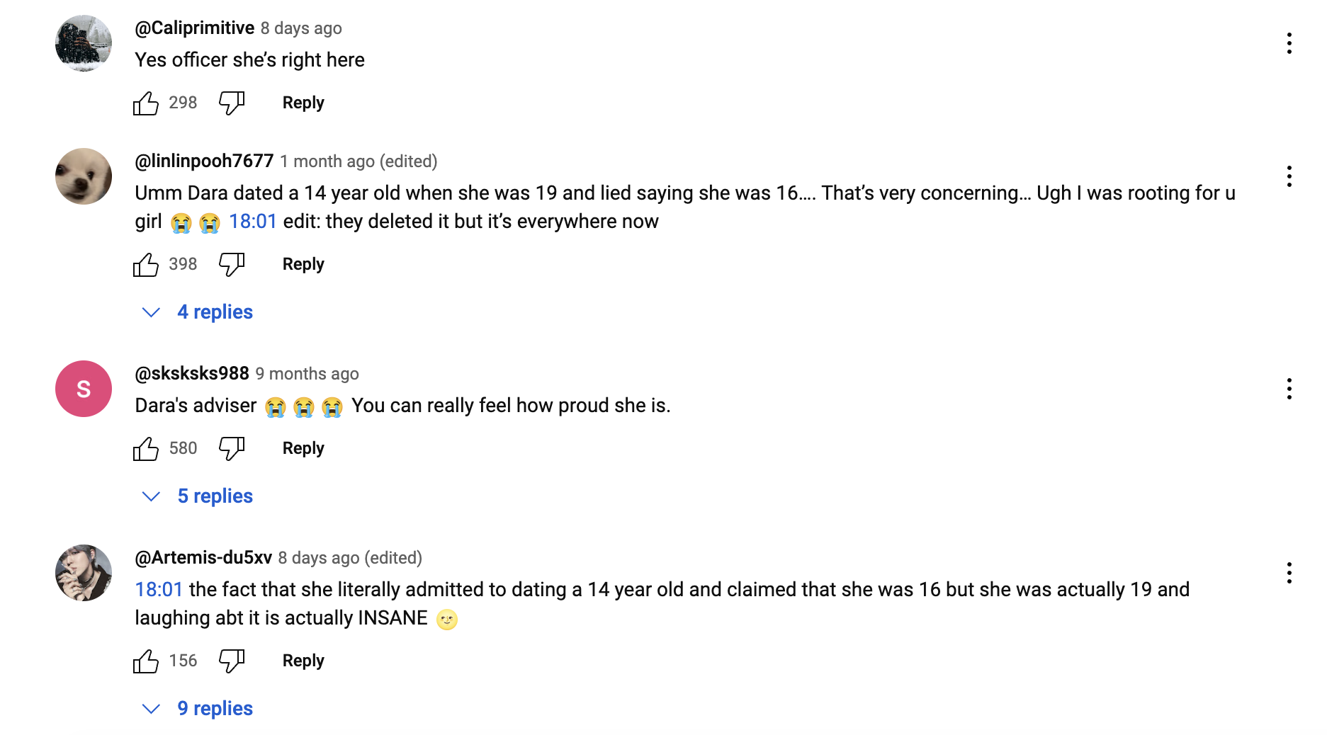 Sandara Park comments