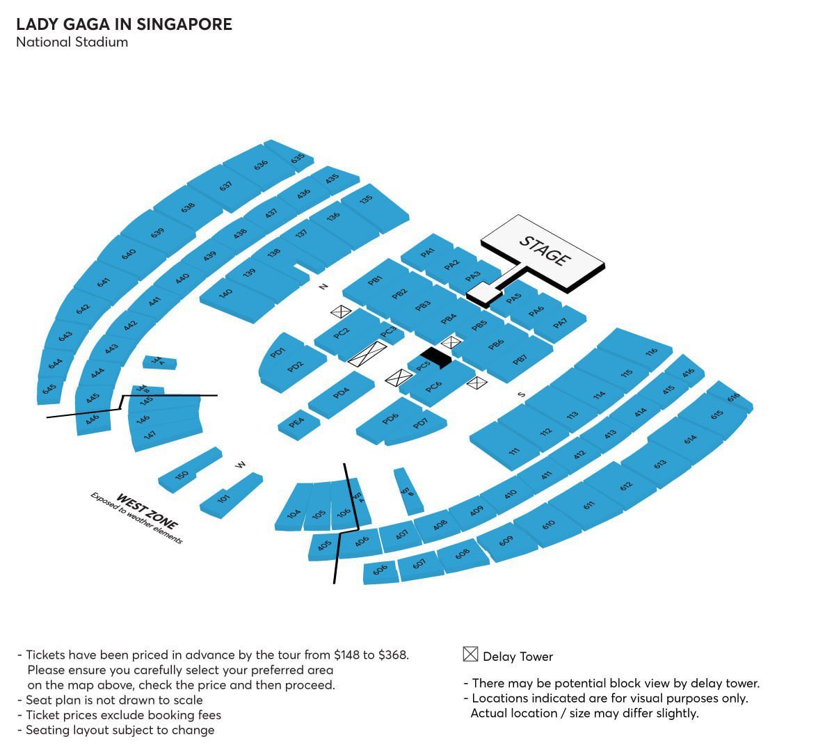 Lady Gaga S'pore tickets going for up to S$1,348, over 1.2 million in