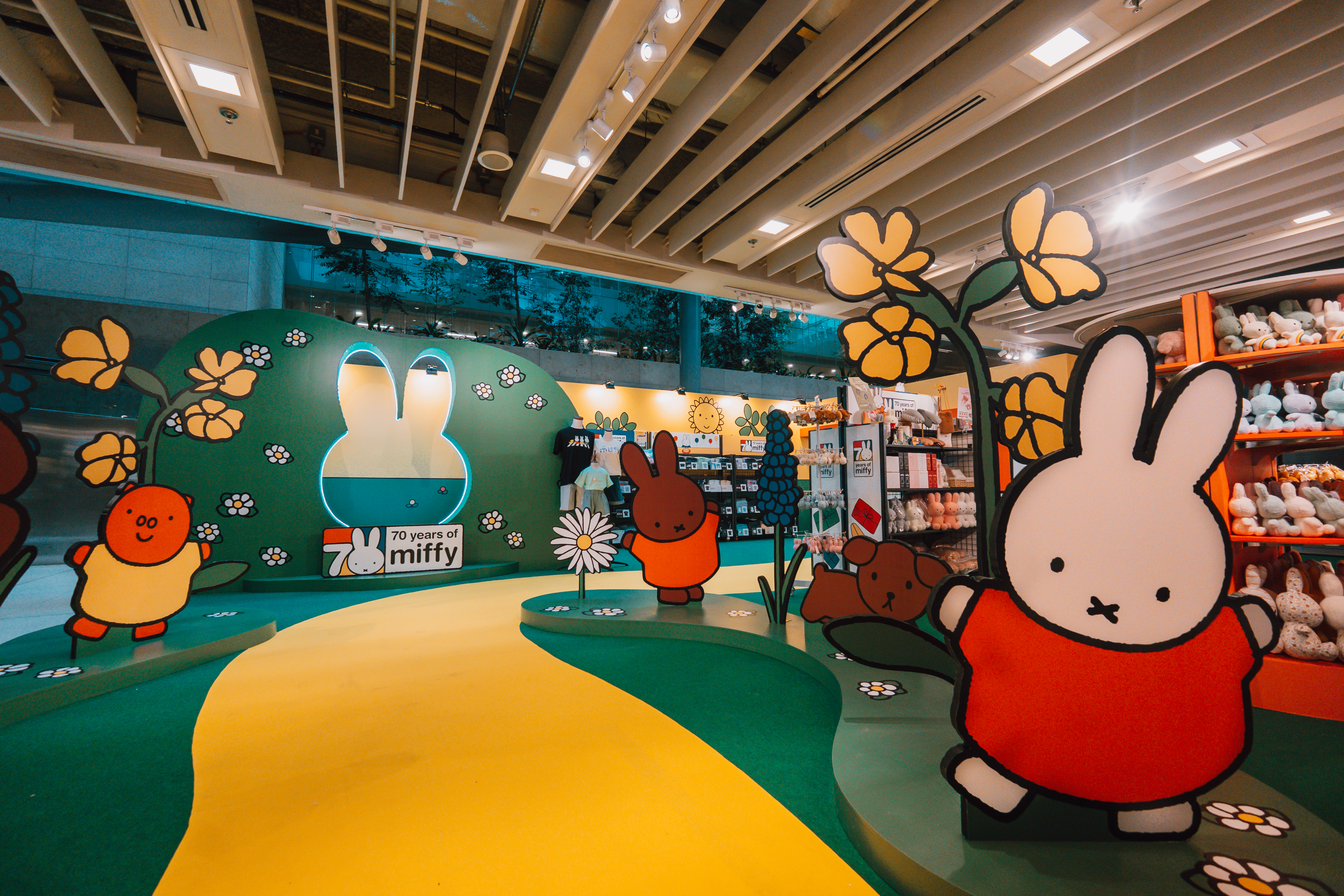 Miffy pop-up event at Changi Airport
