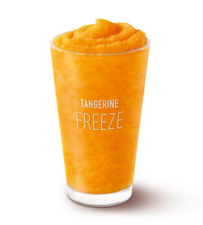 McDonald's Singapore Tangerine Freeze