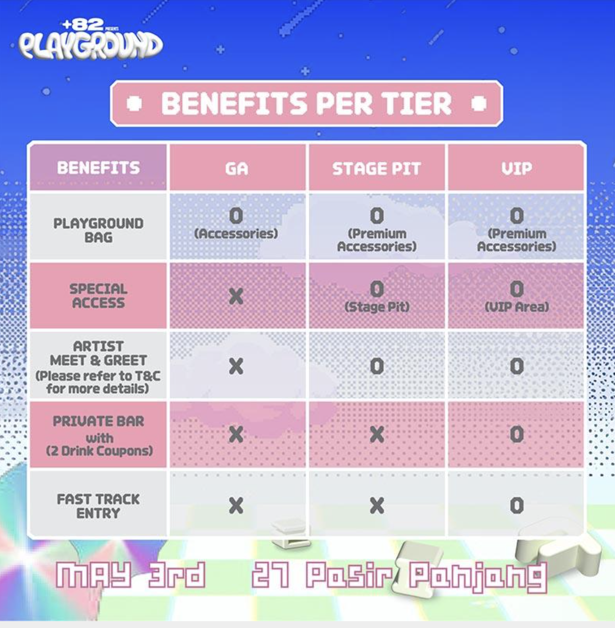 Ticketmaster +82 Playground event
